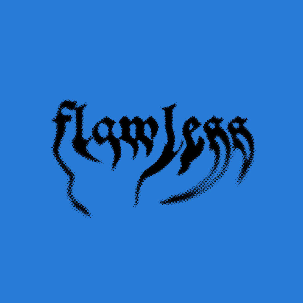 "flawless" Logo lightblue