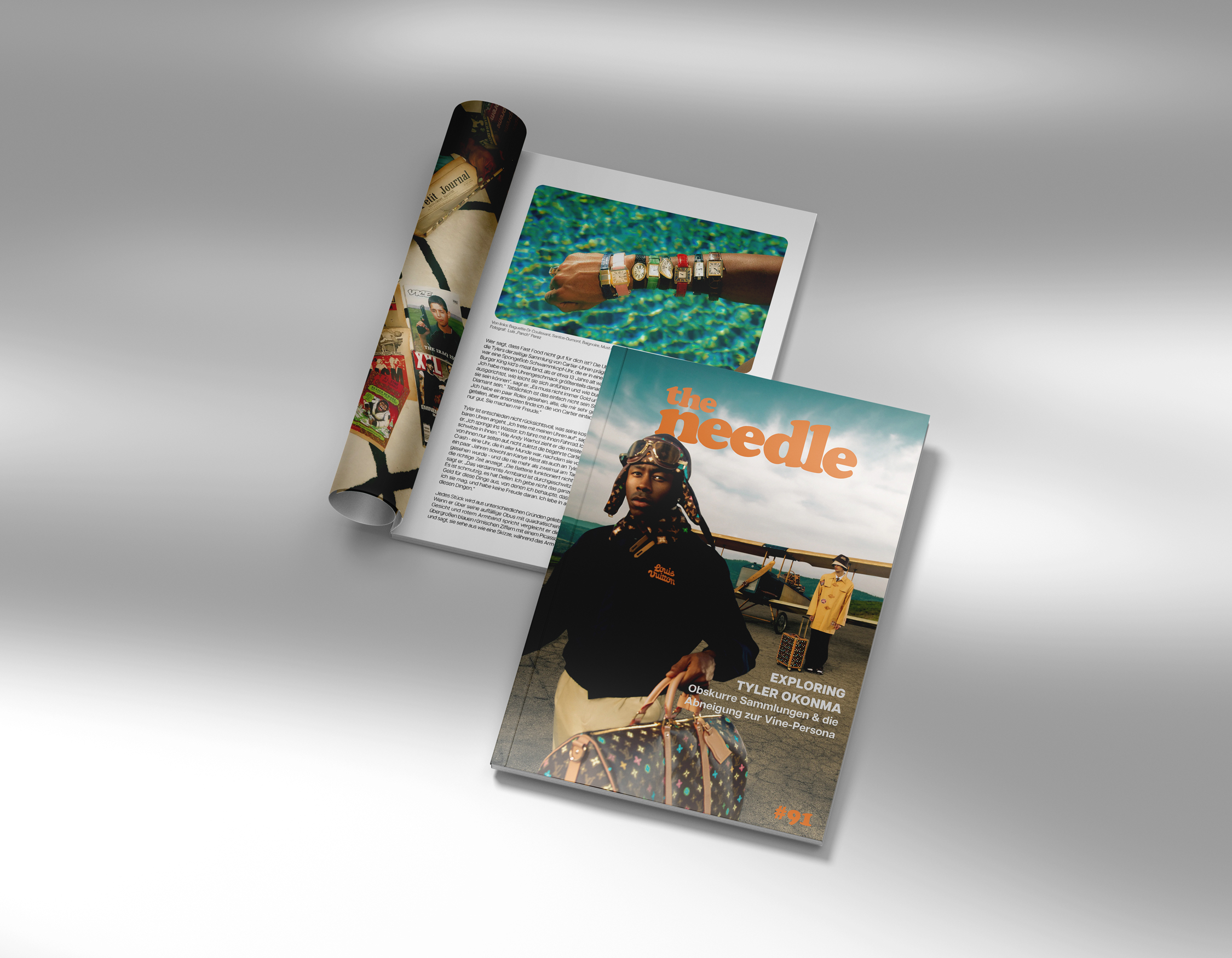 theneedle Magazin Mockup